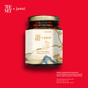 
                  
                    Load image into Gallery viewer, [last call!] The Met x Junzi Year of The Rabbit Celebration Chili Oil Gift Set
                  
                